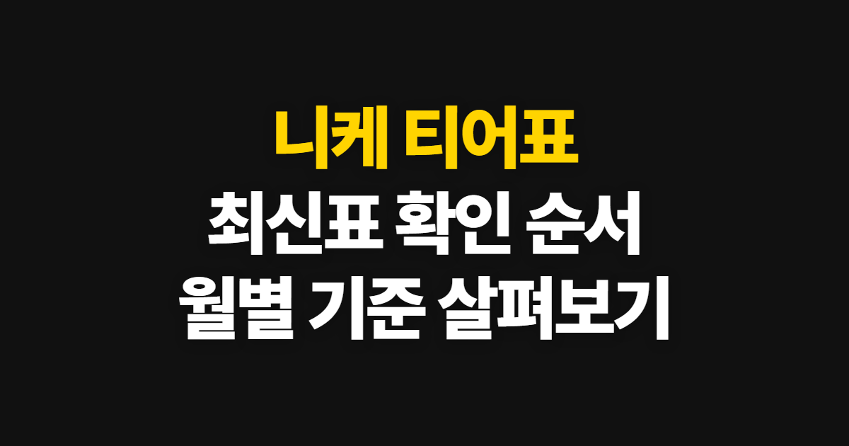 니케 티어표, 승리의 여신 최신표 확인 순서